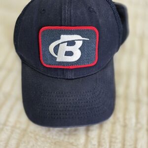 Bodybuilding.com Dark Blue Cap with Red Trim
